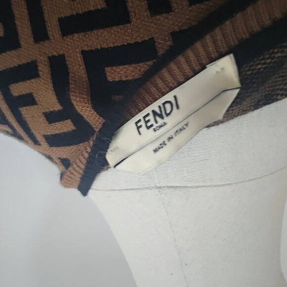Fendi FF-Jacquard Midi Dress - Picture 9 of 10